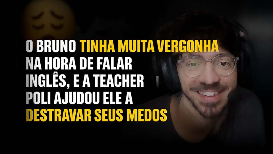 Vídeo de depoimento a Teacher Poli - Bruno