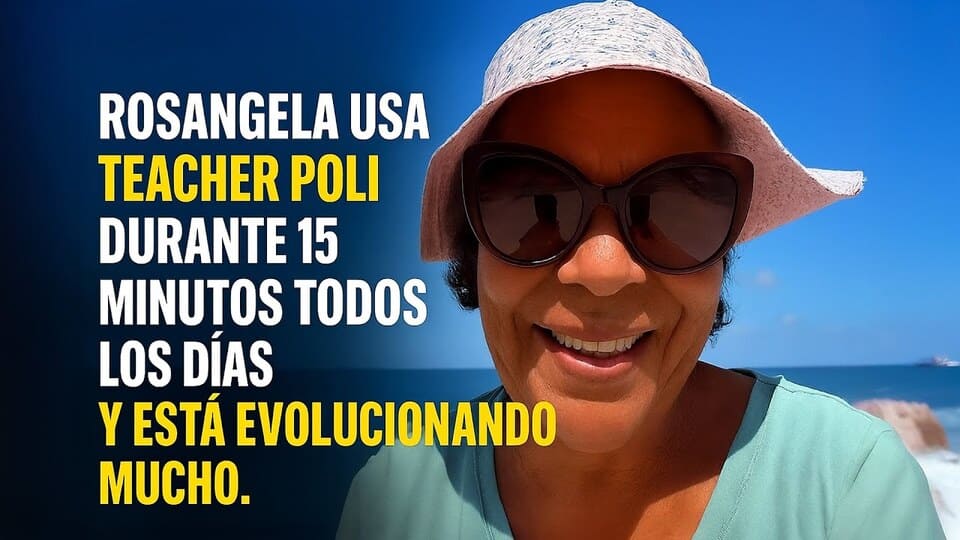 Vídeo de testimonio a Teacher Poli - Rosangela